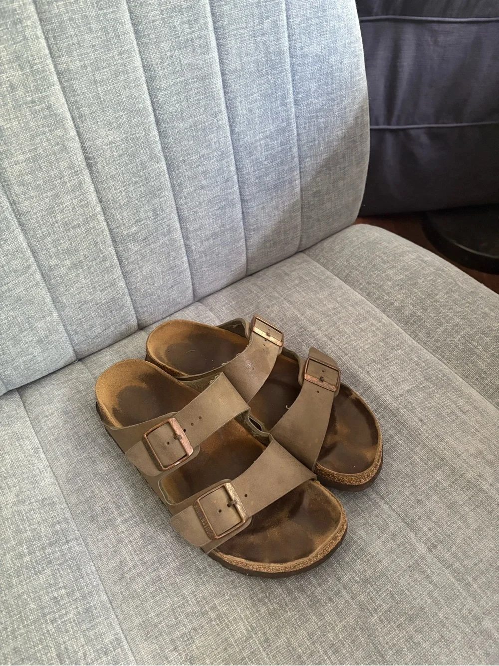 Birkenstock Two-Strap Sandals in Brown